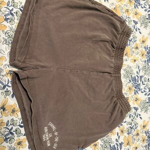 Brandy Melville brown Carmel by the see shorts